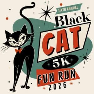 A Kitten Place Black Cat 5K Fun Run 2026 logo