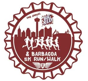 Big Red and Barbacoa 5K Run/Walk 2026 logo