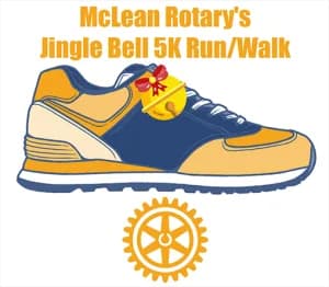 McLean Rotary's Jingle Bell 5K Run/Walk 2026 logo