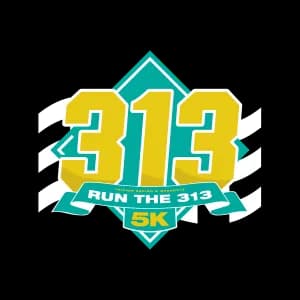 Run the 313 5K 2026 logo