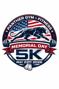 Panther Gym Memorial Day 5k Run/Walk 2026 logo
