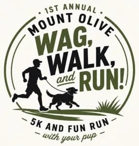 Mount Olive Wag, Walk, and Run! 2026 logo