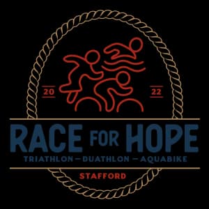 Stafford Race for HOPE Triathlon, Duathlon, & Aquabike # 2026 logo