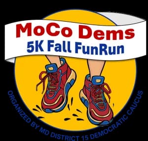 MoCo Dems 5K Fall FunRun 2026 logo