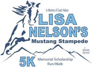 Lisa Nelson’s Mustang Stampede 5K 2026 logo