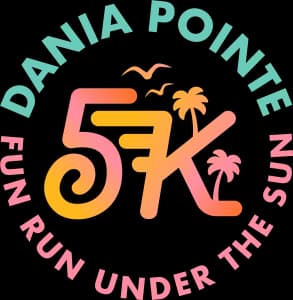 2026 Dania Pointe 5K Fun Run Under the Sun logo