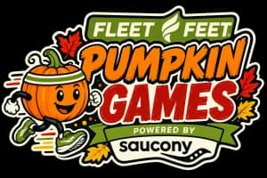 Fleet Feet Pumpkin Games powered by Saucony 2026 logo