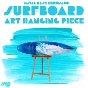 Surfboard Art Hanging Piece 2026 logo
