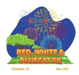 Red, White, and Bluecat 5k 2026 logo
