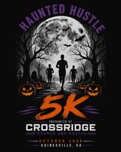 Haunted Hustle 5K presented by Crossridge Search and Rescue 2026 logo