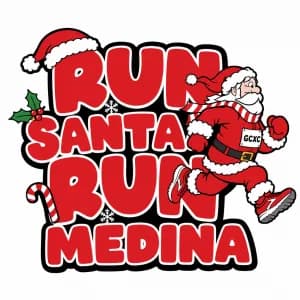 Run Santa Run 5K - Medina 2026 logo