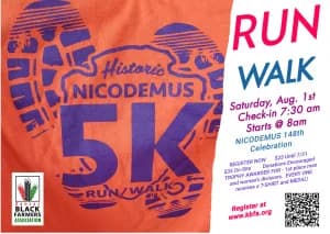 Historic Nicodemus 5k Walk/Run 2026 logo