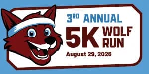 Okemos Wolf Run and Walk 2026 logo