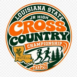 Louisiana Jr High and Elementary CrossCountry State Championship 2026 logo