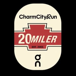 Charm City Run 20-Miler 2026 logo