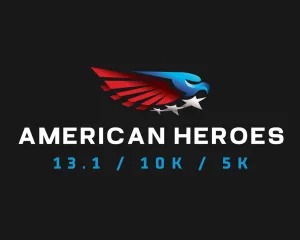 American Heroes Half Marathon, 10K, 5K 2026 logo