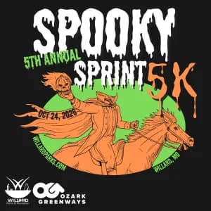 2026 Spooky Sprint 5K- Willard logo