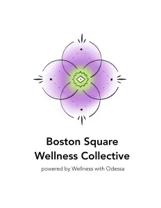 Boston Square Wellness Collective's 4th Annual SPRING INTO ACTION 5K 2026 logo