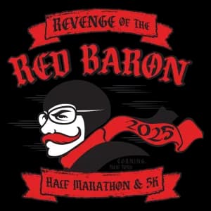 Revenge of the Red Baron Half Marathon and 5K 2026 logo