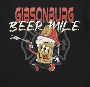 The Gibsonburg Beer Mile 2026 logo