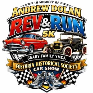 Rev & Run 5K 2026 logo