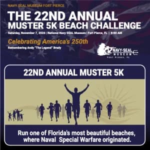 22nd Annual Muster 5K Beach Challenge 2026 logo