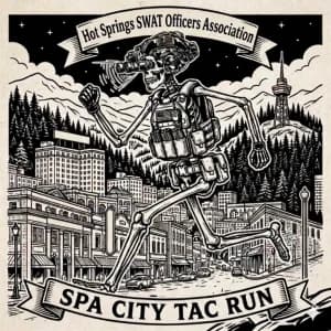 Spa City Tac run 5k 2026 logo