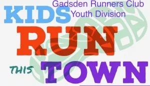 GRC Youth Summer Running Program kidsRUNthistown 2026 logo