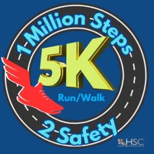 1 Million Steps 2 Safety 5K Run/Walk 2026 logo