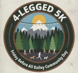 The Four Legged 5k 2026 logo