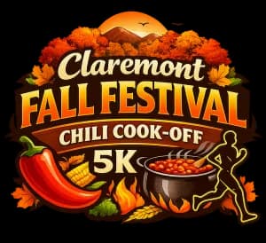 Claremont Fall Festival & Chili Cook-Off 5K 2026 logo