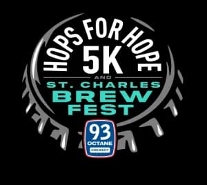 Hops for Hope 5K & BrewFest Presented by 93 Octane Brewery 2026 logo