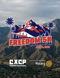 Claremont Freedom 5K 2026 logo