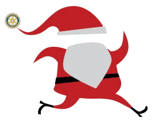 Paw Paw Rotary 5K Santa Run 2026 logo