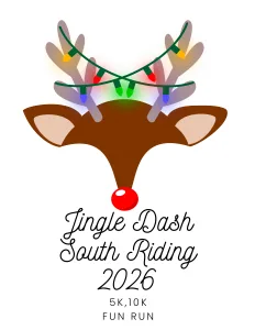 Jingle Dash 10K, 5K, and Fun Run 2026 logo