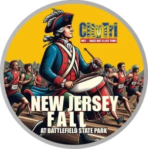 The New Jersey Fall Half, 10K, and 5K 2026 logo