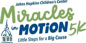 Johns Hopkins Children's Center Miracles in Motion 2026 logo