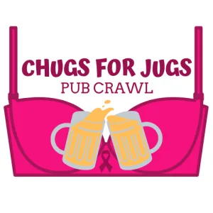 Chugs For Jugs Pub Crawl 2026 logo