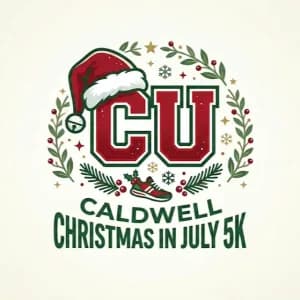 Caldwell Christmas in July 5K 2026 logo