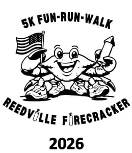 Reedville Firecracker 5K Run/Walk 2026 logo
