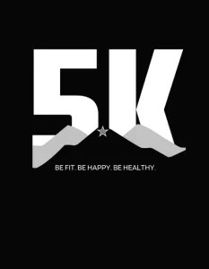 $5 5K presented by RunAbout Sports Roanoke 2026 logo