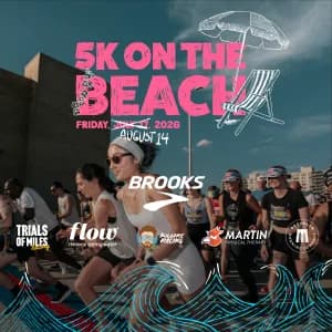 5K on the Beach presented by Brooks 2026 logo