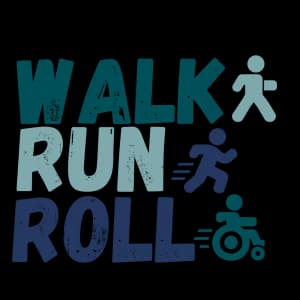 P.G. Chambers School Walk.Run.Roll. 2026 logo