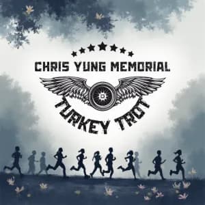 Team PW Chris Yung 5K at 2 Silos 2026 logo