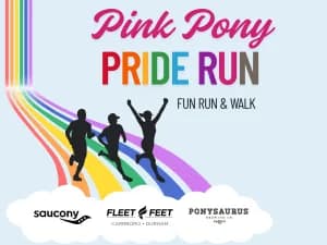 Pink Pony Pride Run 2026 logo