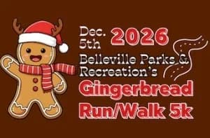 2026 Belleville Gingerbread 5K Run/Walk logo