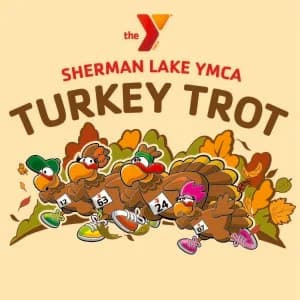 Sherman Lake YMCA Turkey Trot 2026 logo
