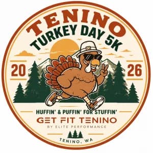 Tenino Turkey Day 5k 2026 logo
