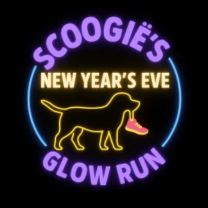 Scoogië's New Year's Eve Glow Run 5k, 2 Mile Jog/Walk & Kid's Ball Drop Dash! 2026 logo