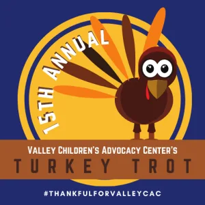 Valley Children's Advocacy Center's 14th Annual The Club of Staunton Turkey Trot Run/Walk 2026 logo